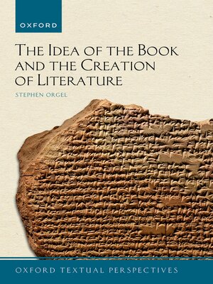 The Idea of the Book and the Creation of Literature - ebook